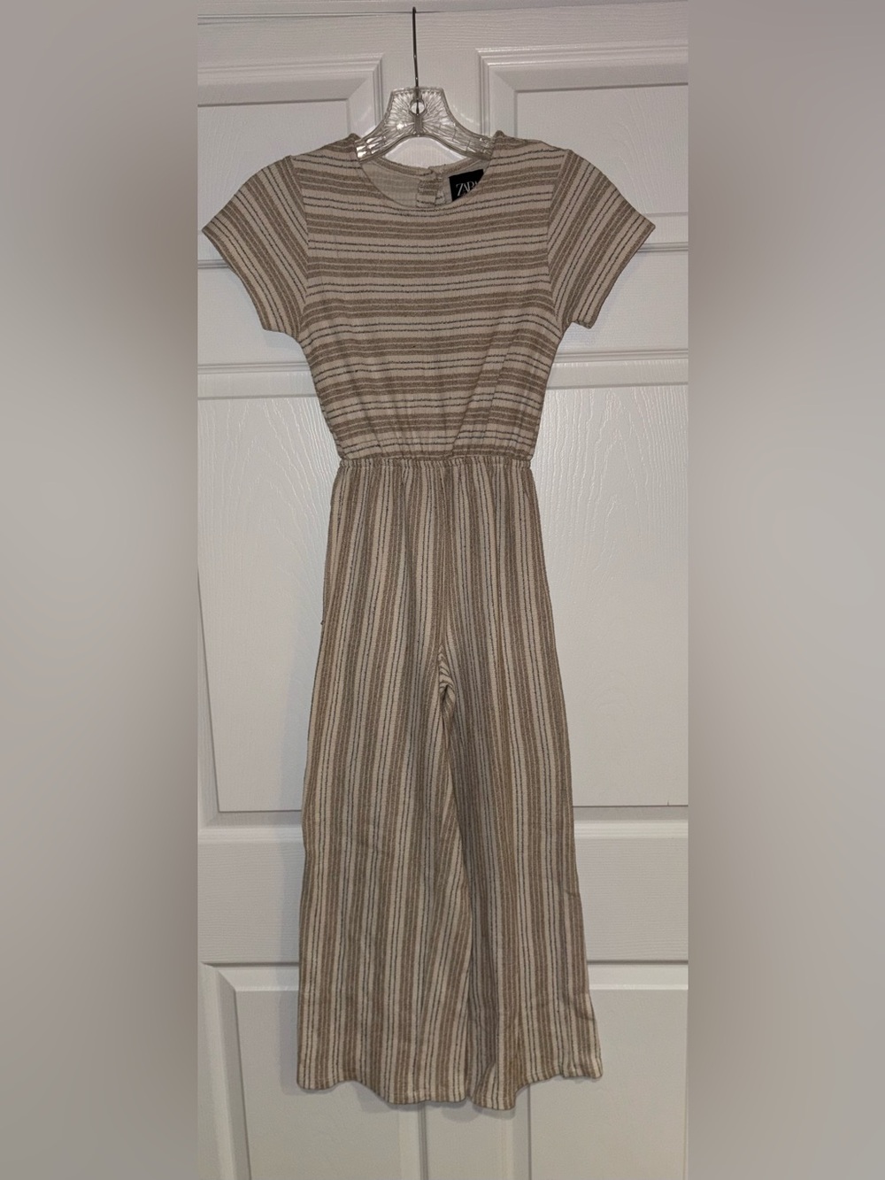 Zara Girls Wide Leg Short Sleeve Jumpsuit Size 9